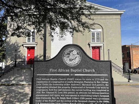 First African Baptist Church - Savannah, Georgia