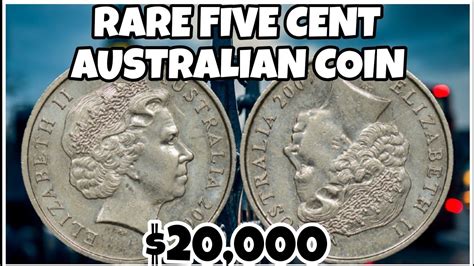 This Rare Australian Five Cent Coin worth $20,000 - YouTube