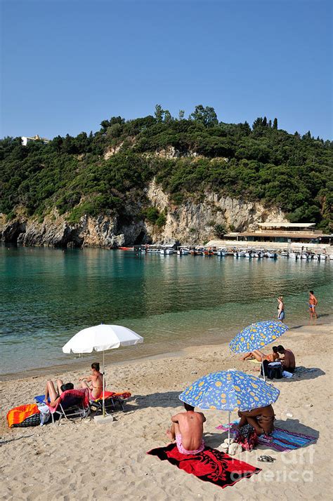 Paleokastritsa beach Photograph by George Atsametakis | Fine Art America