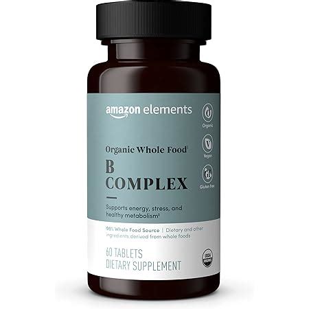 Amazon.com: PURE SYNERGY Super B-Complex | Vitamin B Complex Made with Organic Whole Foods ...