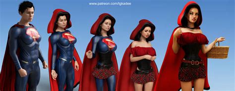 Superman to Red Riding Hood TG Sequence by TGCooper-TGKadee on DeviantArt