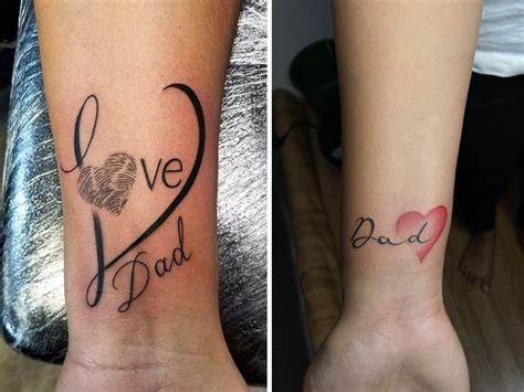 25 Inspiring Dad Tattoo Designs and Ideas for Kids