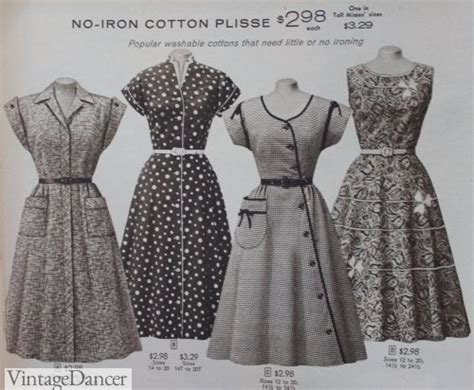 1950s House Dresses History | 50s Shirtwaist Dress