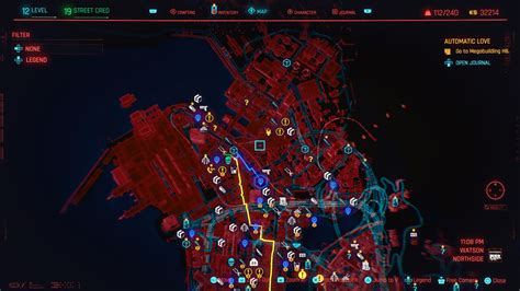 Cyberpunk 2077 Map Icons