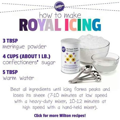 Royal icing recipe | Wilton royal icing recipe, Royal icing recipe ...