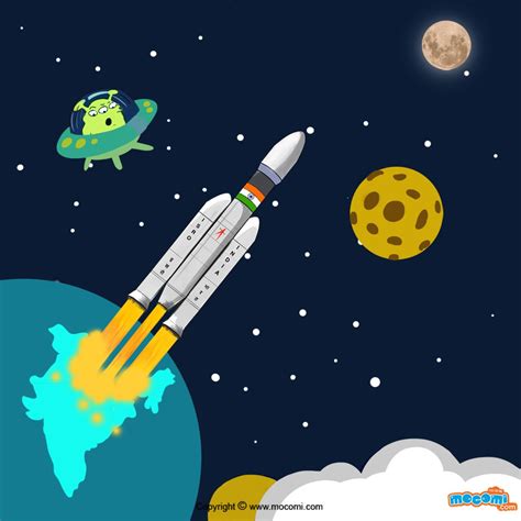 Spacecraft Drawing Spacecraft Chandrayan 2 - Get Images