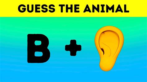 TRY TO GUESS THE ANIMAL BY EMOJI! Funs Emoji Quiz - YouTube