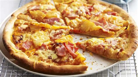 Caramelised Pineapple and Chicken Ham Pizza - The Singapore Women's Weekly