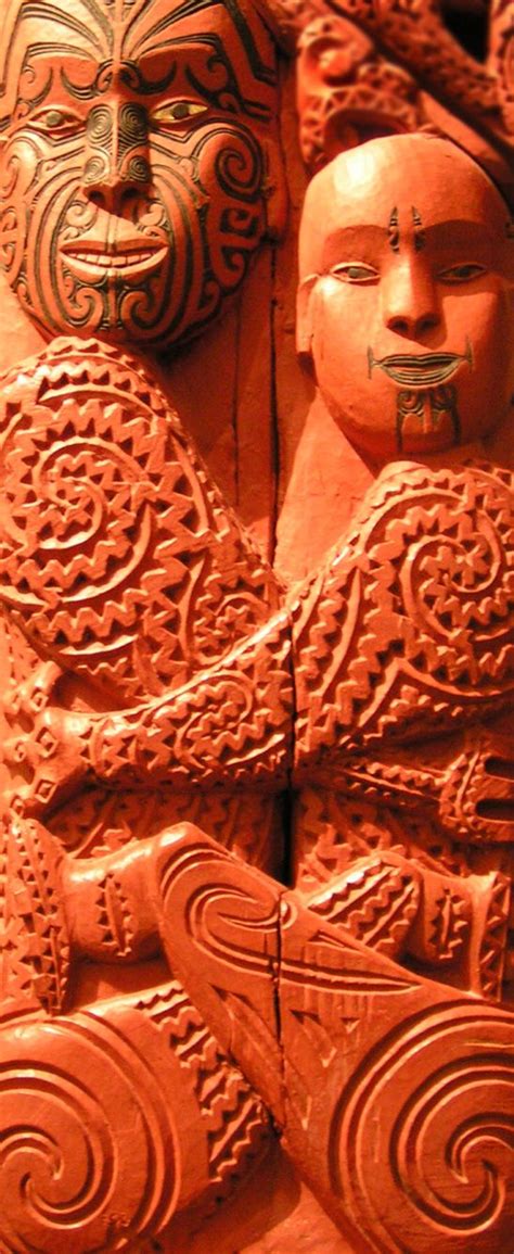 Maori carving in Auckland War Memorial Museum NZ Maori Face Tattoo, Maori Tattoos, Auckland ...