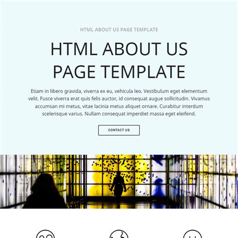 About Us Page Design In Html And Css With Source Code - My Bios