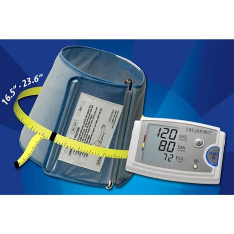 Shop Lifesource Blood Pressure Monitor for Extra-large Arms - Free Shipping Today - Overstock ...