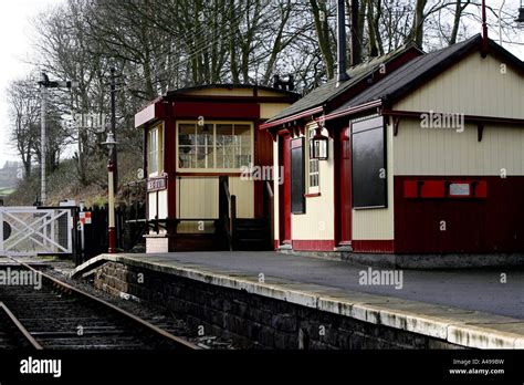 Damems station, Keighley & Worth Valley Railway Stock Photo - Alamy