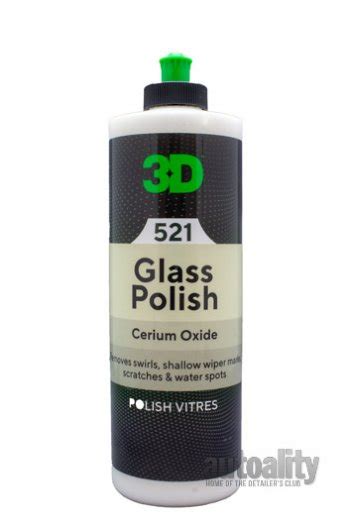 3D 521 Glass Polish - 16 oz | Free Shipping Available - Autoality