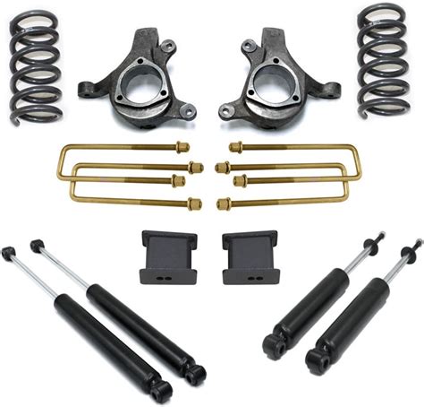 1999-2006 Chevy Silverado 1500 2wd 8 Cyl 5" Front 3" Rear Lift Kit W/ MaxTrac Shocks - MaxTrac ...