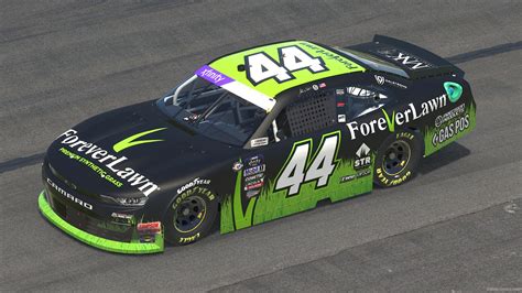 2023 Jeffrey Earnhardt #44 ForeverLawn by Ryan Pistana - Trading Paints