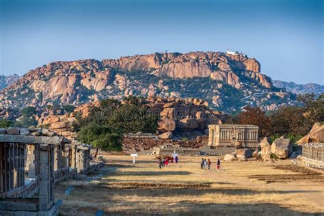 Ancient Vijayanagara Empire Civilization Ruins of Hampi, Karnataka ...