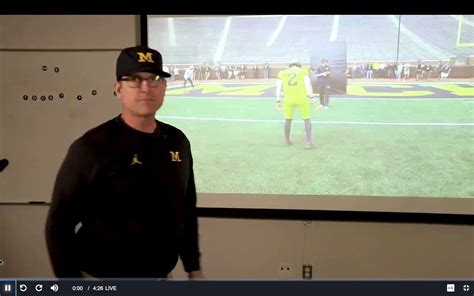 [Spread Offense on X] - Coach Harbaugh talking about his "all time ...