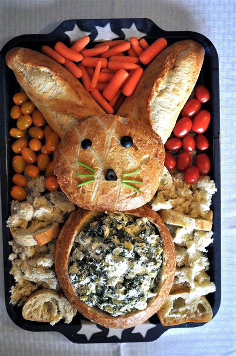 Our Italian Kitchen: Easter Bunny Veggie and Dip Platter | Easter party food, Easter goodies ...