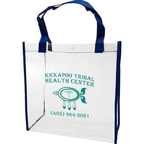 Clear PVC Tote Bag - Item #963 - ImprintItems.com Custom Printed Promotional Products