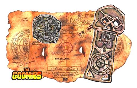 The Goonies Treasure Map Fine Art Quality Print multiple Sizes ...