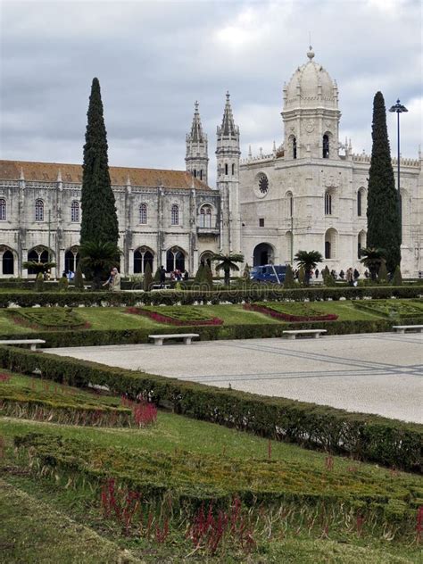 Lisbon Jeronimos Monastery, Belem, Lisbon. Editorial Stock Image - Image of manueline, landmark ...