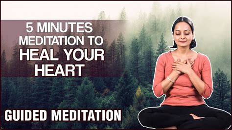 5 Mins Meditation To Heal Your Broken Heart | Guided Meditation | Meditation For Positive Energy ...