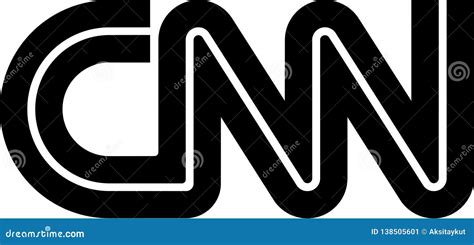 CNN logo news editorial photo. Illustration of owned - 138505601