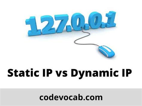 IP Address: Static IP vs Dynamic IP - CodeVocab