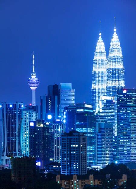 Premium Photo | Kuala Lumpur skyline at night