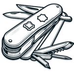 Swiss Army Knife Coloring Pages Free Printable