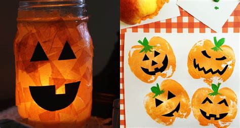 7 Halloween Kids Pumpkin Arts & Crafts - diy Thought