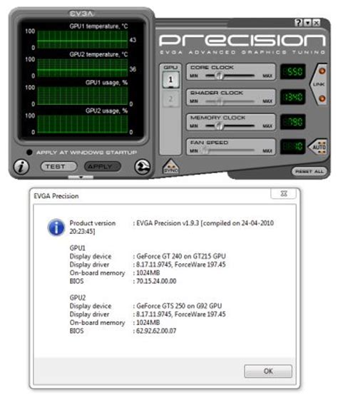 [GPU Tool] EVGA Precision 1.9.3 Available | Geeks3D