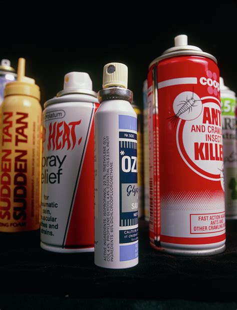 Assorted Aerosol Spray Cans Photograph by Sinclair Stammers/science Photo Library - Pixels