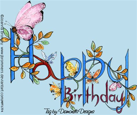 happy birthday butterfly gif - Shirlee Beach