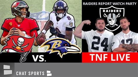 Buccaneers vs. Ravens Live Streaming Scoreboard, Thursday Night ...