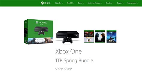 Microsoft´s New 1TB Xbox One Bundle for $349 Includes Halo 5 and Four ...