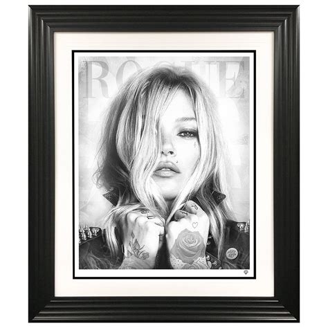 JJ Adams Artwork Rock Star Rogue (Black & White Edition) - Artists from Generation Gallery UK