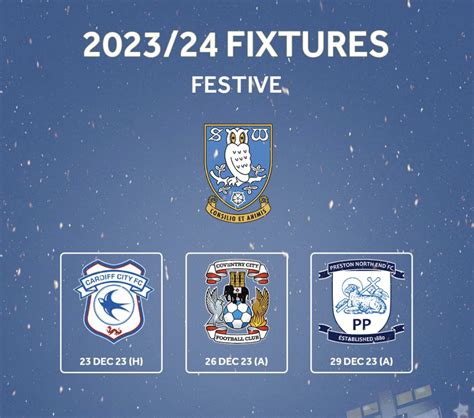 SWFC Fixtures are OUT! - Sheffield Wednesday Matchday - Owlstalk | Sheffield Wednesday News for ...