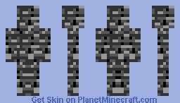 Bedrock Blocks Minecraft Skin