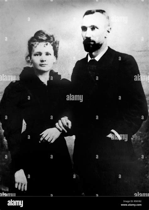 Pierre and Marie Curie. The Nobel prize winning scientist, Marie ...