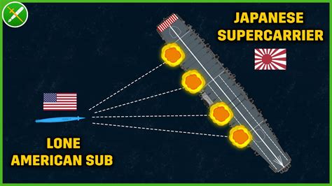 1 US Sub Sinks a Japanese Supercarrier - Sinking of Shinano Documentary ...