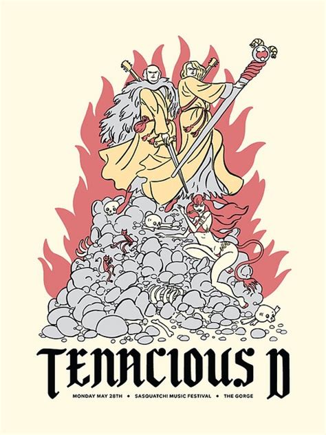 Tenacious D | Concert poster design, Music poster, Band posters