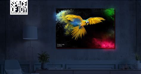 CUSTOMIZED LED BACKLIT WALL ART WITH DURABLE FABRICS AND VIBRANT COLORS ...