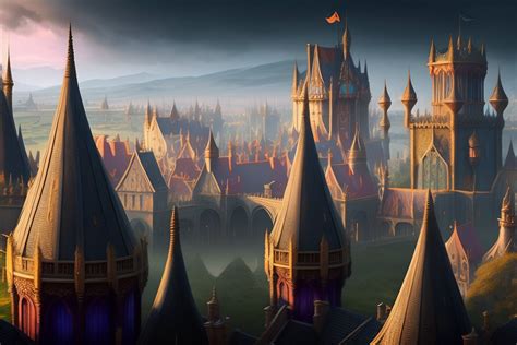 Lexica - Medieval capital city, fantasy, huge fantasy elven castle ...