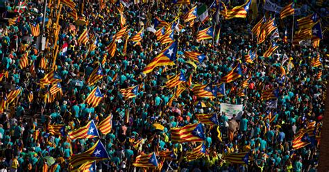 600,000 Protesters in Barcelona Call for Independence From Spain - The New York Times