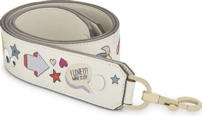 ANYA HINDMARCH - Stickers leather bag strap | Selfridges.com