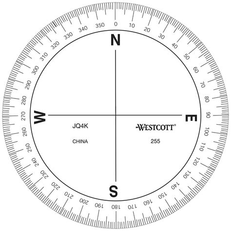 Azimuth Compass Protractor | Forestry Suppliers, Inc.