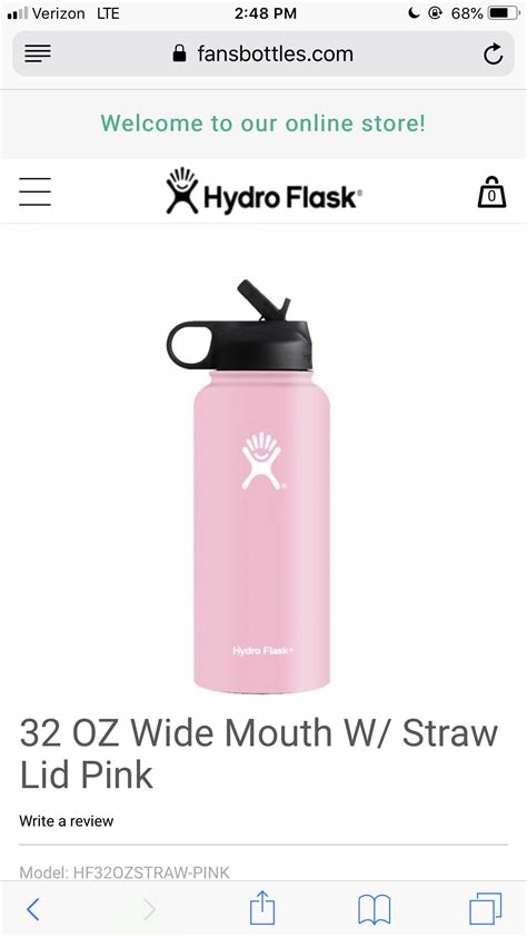 Light pink hydroflask | Hydro flask bottle, Hydroflask, Hydro flask water bottle