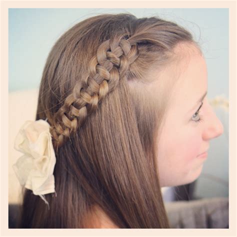 4-Strand Slide-Up Braid | Pullback Hairstyles | Cute Girls Hairstyles