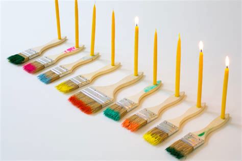 DIY Menorah Ideas - Hanukkah Crafts, Easy Menorah | Apartment Therapy